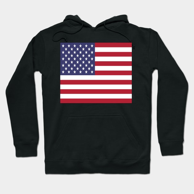 Stars and Stripes - Flag of the USA - 4th of July edition Hoodie by SolarCross